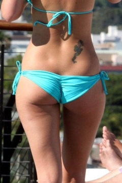 6. Megan Hauserman – blue bikini, 2009