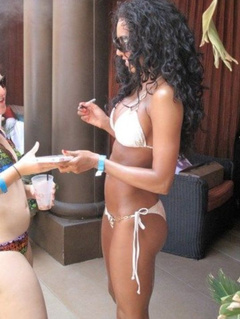 5. Melanie Brown – white bikini, 2009