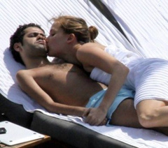 3. Melissa Theuriau – Topless sunbathing, 2009