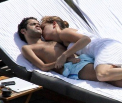 13. Melissa Theuriau – Topless sunbathing, 2009