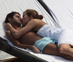 14. Melissa Theuriau – Topless sunbathing, 2009