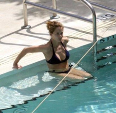 17. Melissa Theuriau – Topless sunbathing, 2009