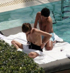 11. Melissa Theuriau – Topless sunbathing, 2009