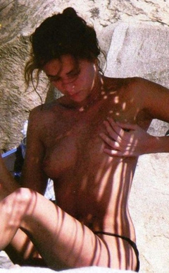 5. Melissa Theuriau – Topless swimming, 2006