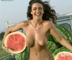 19. Melita Toniolo Naked – 2008 calendar backstage, 2007