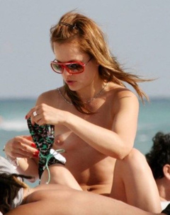 3. Mena Suvari – Topless sunbathing, 2007