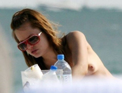 17. Mena Suvari – Topless sunbathing, 2007