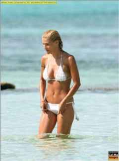 16. Michelle Hunziker – bikini, 2009