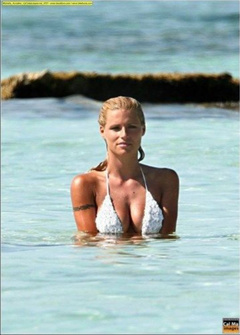 18. Michelle Hunziker – bikini, 2009