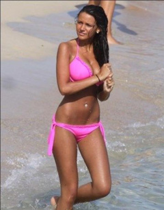 6. Michelle Keegan – bikini, 2009