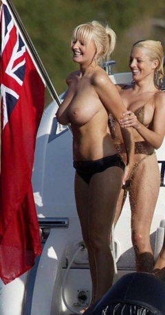 5. Michelle Marsh – topless on a yacht, 2005