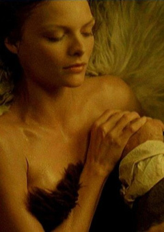1. Michelle Pfeiffer Naked – Ladyhawke, 1985