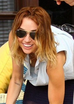 1. Miley Cyrus – nipple slip, 2012