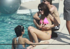 6. Miley Cyrus – pink bikini, 2009