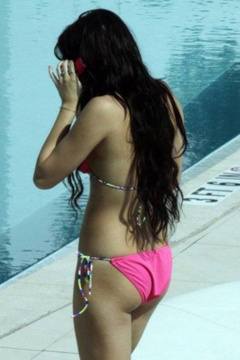 20. Miley Cyrus – pink bikini, 2009