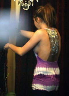 6. Miley Cyrus – side boob, 2009