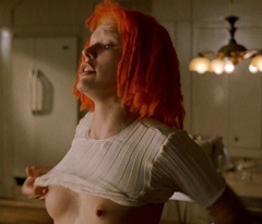 4. Milla Jovovich Naked – The Fifth Element, 1998