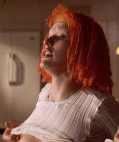 10. Milla Jovovich Naked – The Fifth Element, 1998