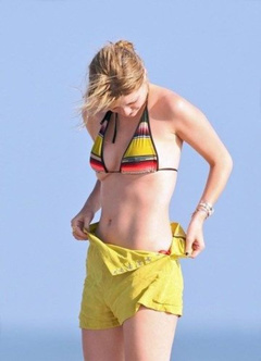 16. Mischa Barton – bikini at the beach, 2008
