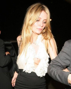 4. Mischa Barton – boob oops, 2007