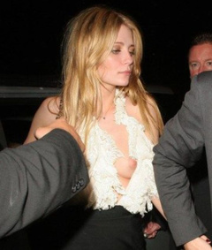 5. Mischa Barton – boob oops, 2007