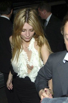 7. Mischa Barton – boob oops, 2007