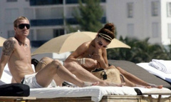 17. Oksana Andersson – Topless sunbathing, 2008