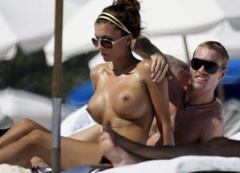 20. Oksana Andersson – Topless sunbathing, 2008