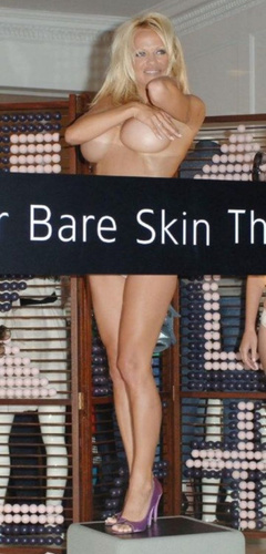 2. Pamela Anderson Topless – PETA ad, 2006