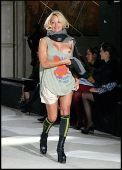 6. Pamela Anderson Nip Slip – Vivienne Westwood Fashion Show, 2009