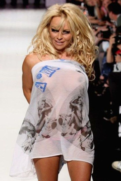 4. Pamela Anderson – see through, 2009