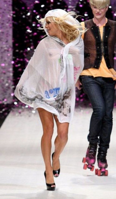 6. Pamela Anderson – see through, 2009
