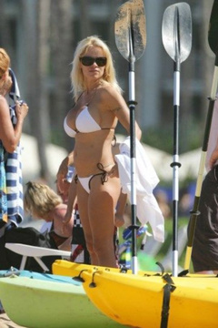 1. Pamela Anderson – white bikini, 2009