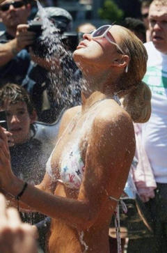 5. Paris Hilton – white bikini, 2006