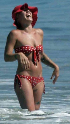 5. Pink – red bikini, 2008