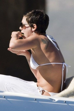 6. Pink – white bikini, 2008