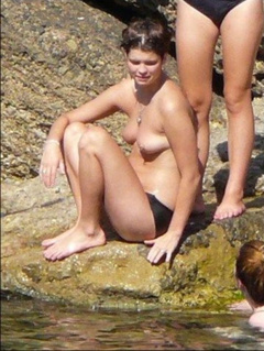 3. Pixie Geldof – Topless swimming, 2009