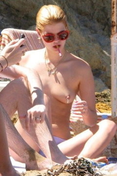 6. Pixie Geldof – topless, 2012