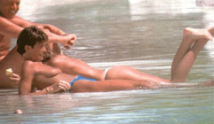 1. Princess Stephanie of Monaco – Topless sunbathing