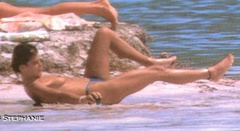 2. Princess Stephanie of Monaco – Topless sunbathing