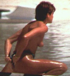 5. Princess Stephanie of Monaco – Topless sunbathing