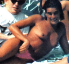 6. Princess Stephanie of Monaco – Topless sunbathing