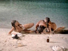 3. Priscilla Barnes Naked – !Tintorera!, 1977