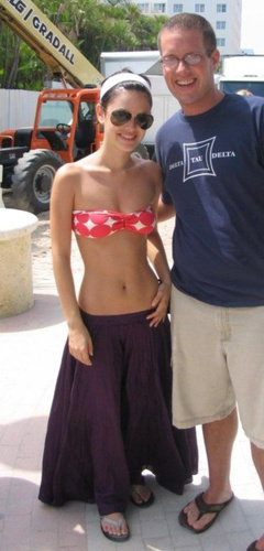 2. Rachel Bilson – red bikini, 2005
