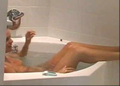 2. Rachel Hunter – Private bathing home video, 2006