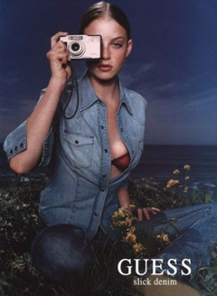 2. Rachel Nichols See-Through – Guess Ad, 2001