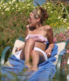 2. Rachel Stevens – blue bikini, 2003