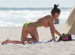 4. Rainy Day Jordan – Topless sunbathing, 2012