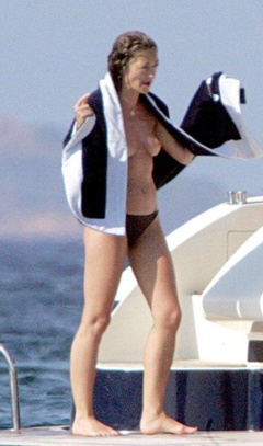 4. Rebecca Gayheart – topless on a yacht, 2007
