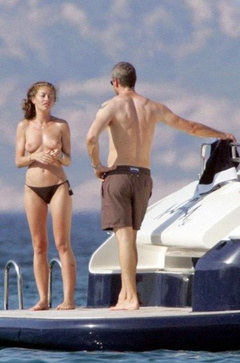 8. Rebecca Gayheart – topless on a yacht, 2007